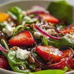 Vibrant Simple Spring Mix Salad with Balsamic Honey Dressing