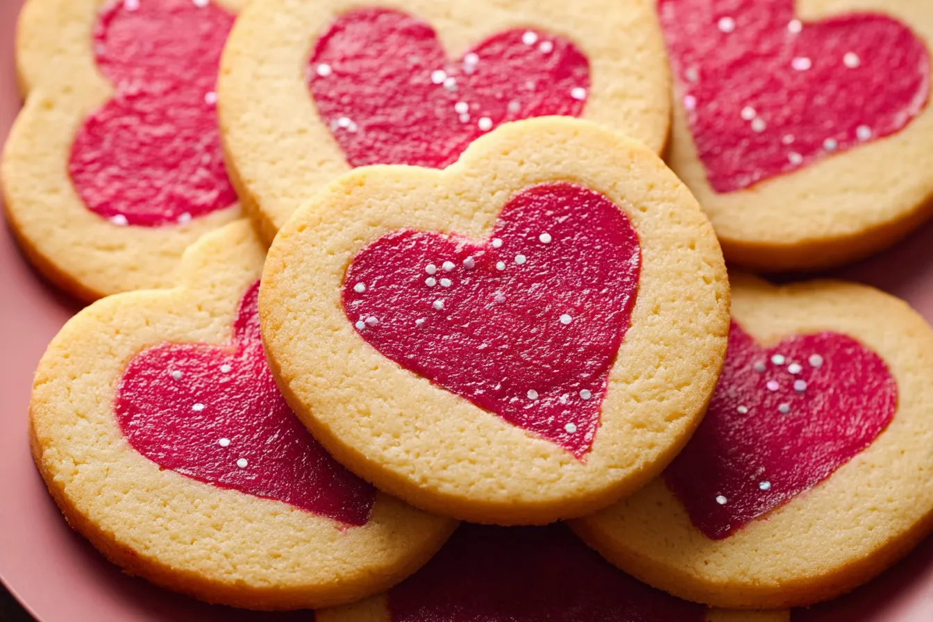 Slice and Bake Heart Cookies 