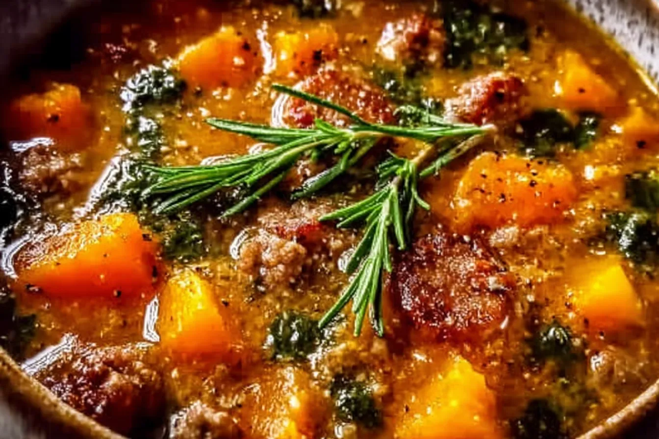 Slow Cooker Butternut Squash Sausage Soup: A Cozy Delight 4 Slow Cooker Butternut Squash Sausage Soup