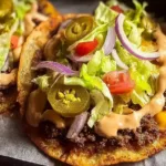Smash Burger Tacos Ready to Serve