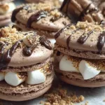 S’mores French Macarons Ready to Indulge