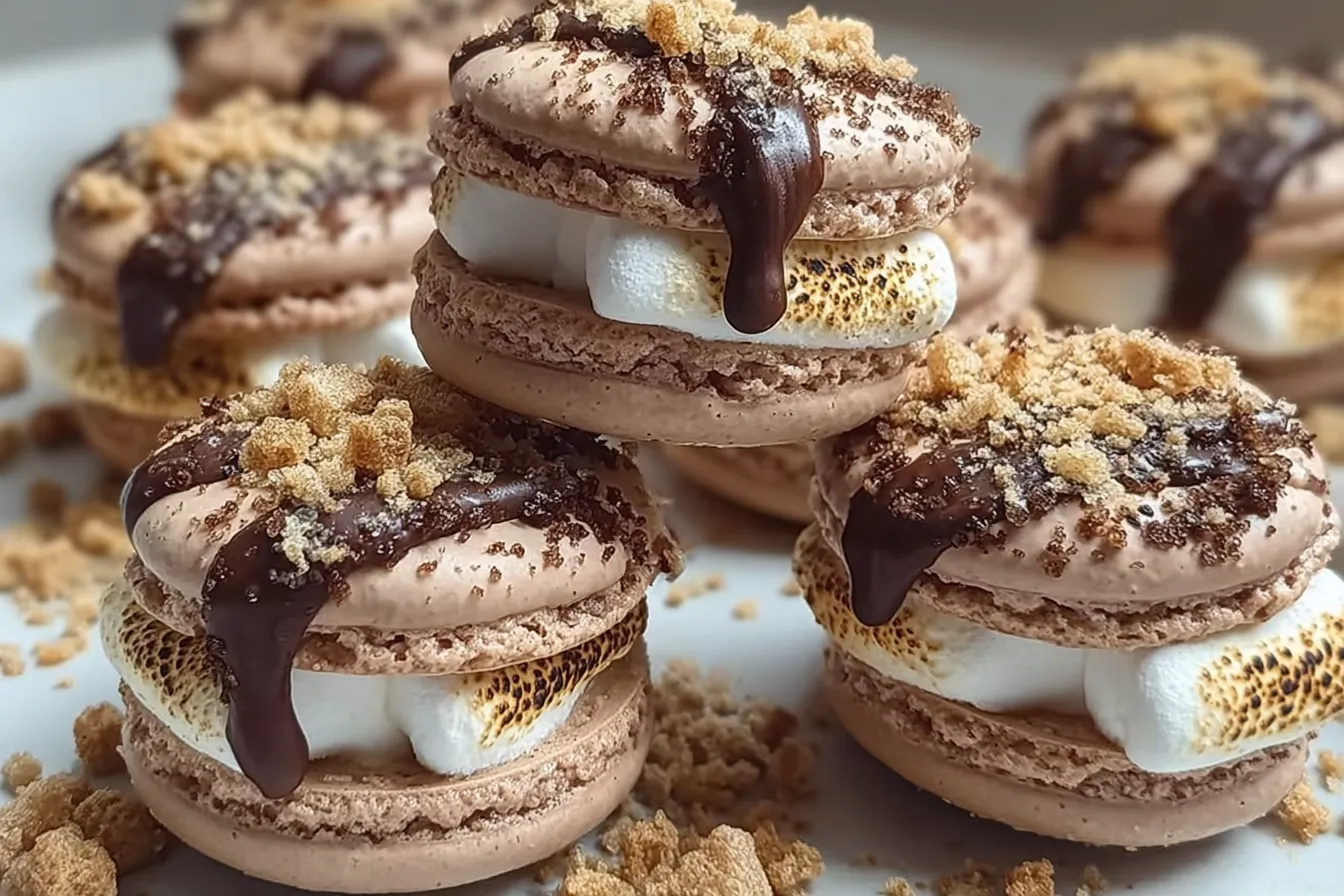 S’mores French Macarons: A Sweet Delight You Can't Resist 4 S’mores French Macarons