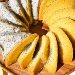 Sourdough Lemon Poppy Seed Bundt Cake Freshly Baked