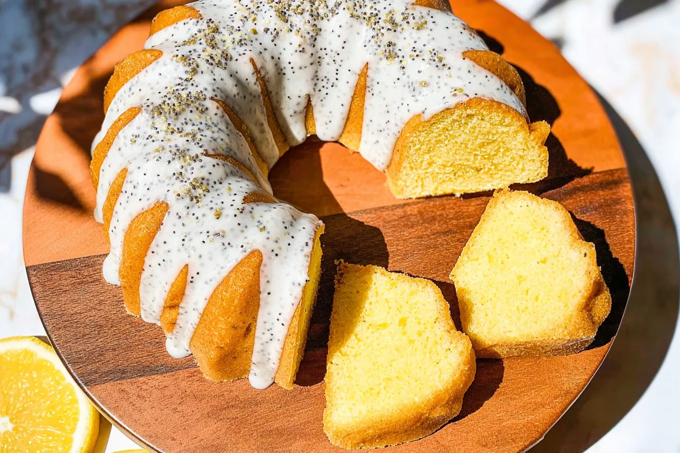 Sourdough Lemon Poppy Seed Bundt Cake: A Zesty Delight! 4 Sourdough Lemon Poppy Seed Bundt Cake