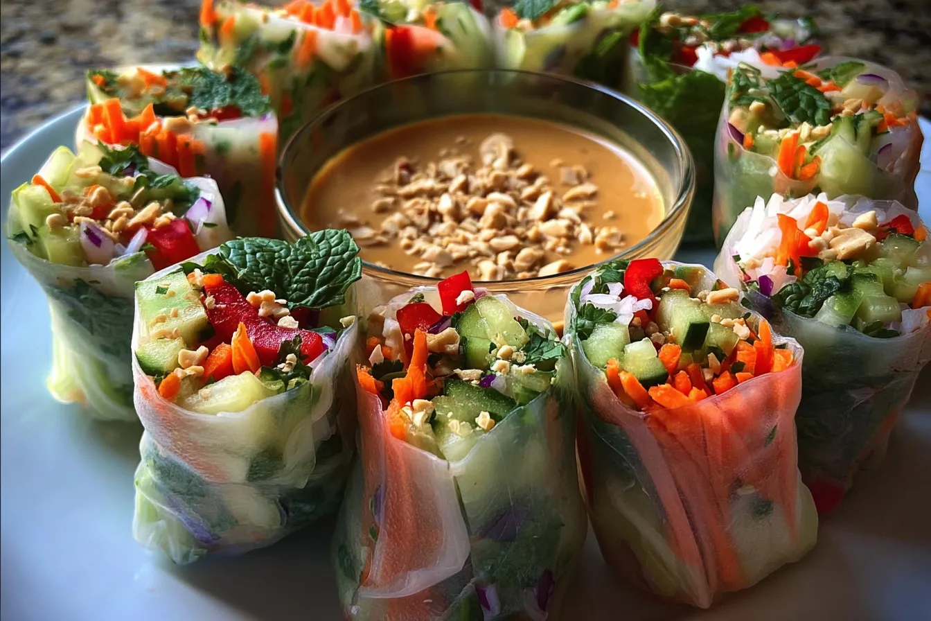 Spring Roll Salad Peanut Dressing: A Delightful Summer Dish 4 Spring Roll Salad Peanut Dressing
