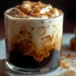 Starbucks Brown Sugar Shaken Espresso Served in a Clear Glass