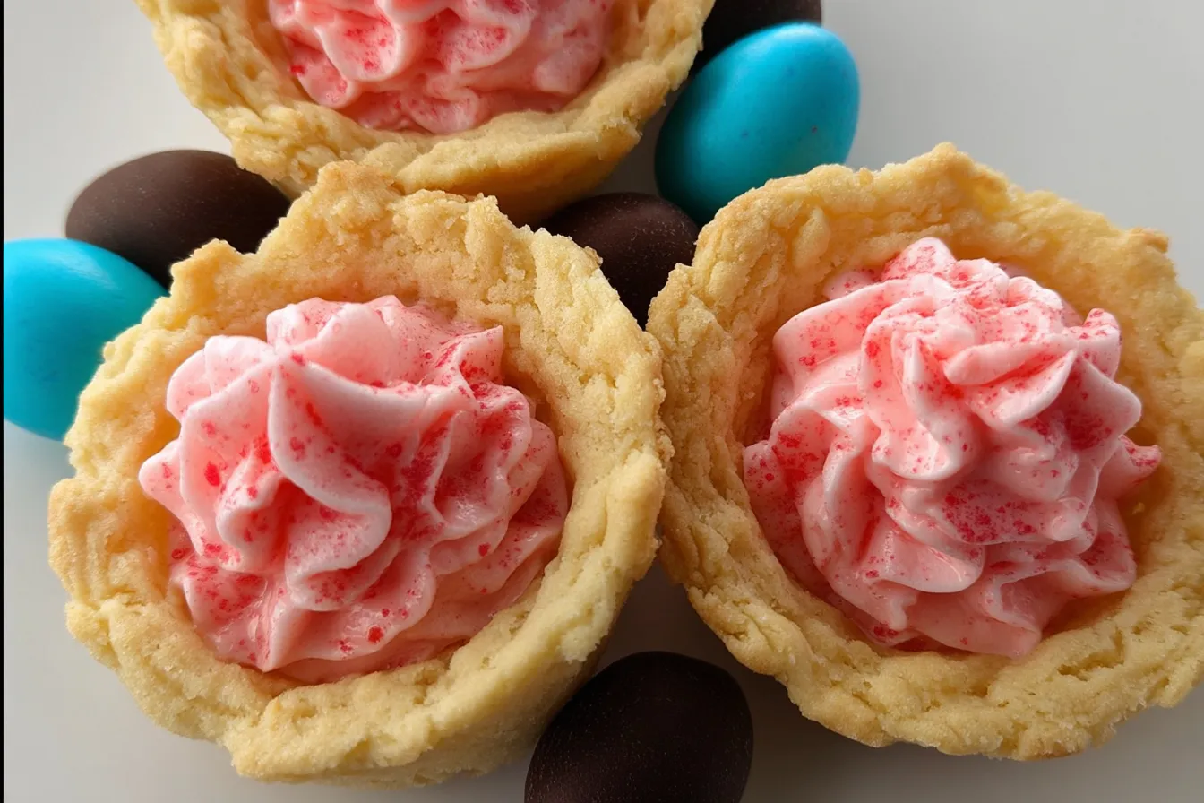 Strawberry Cookie Cups