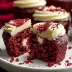 Sweet Red Velvet Brownie Bites on a Decorative Plate