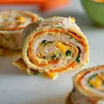 Turkey and Cheese Roll Ups Ready to Serve!
