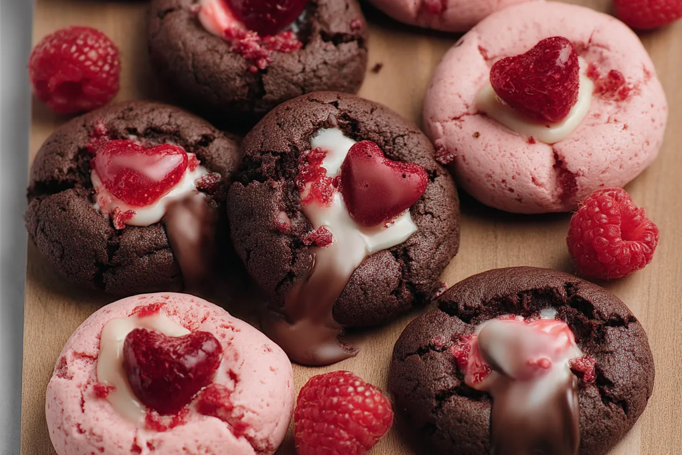 Valentine Ganache Cookies: Soft-Hearted Chocolate and Raspberry Treats for Sweet Moments