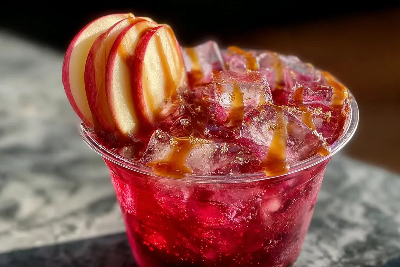 Viral Candy Apple Drink: The Sweet, Fizzy Fall-Inspired Sensation