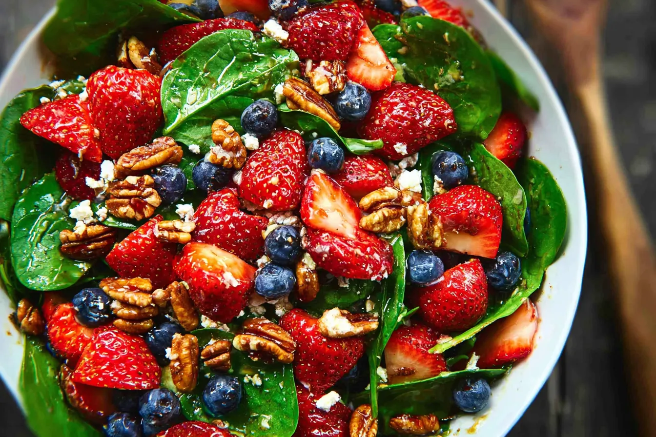 15-Minute Strawberry Spinach Salad: A Must-Try Delight 5 15-Minute Strawberry Spinach Salad