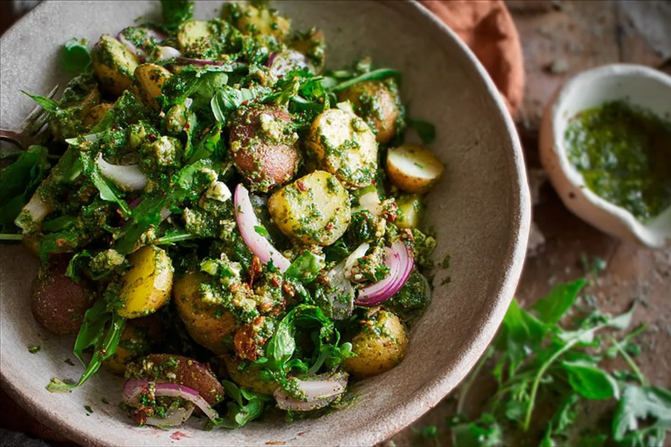 Arugula Pesto Potato Salad: A Fresh Twist You'll Love 4 Arugula Pesto Potato Salad