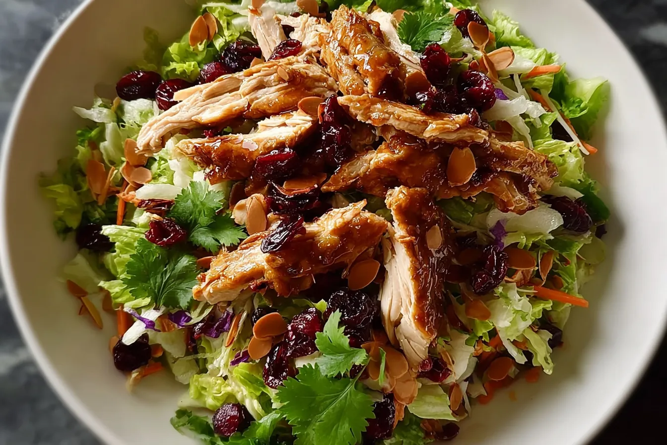 Asian Chicken Cranberry Salad Recipe