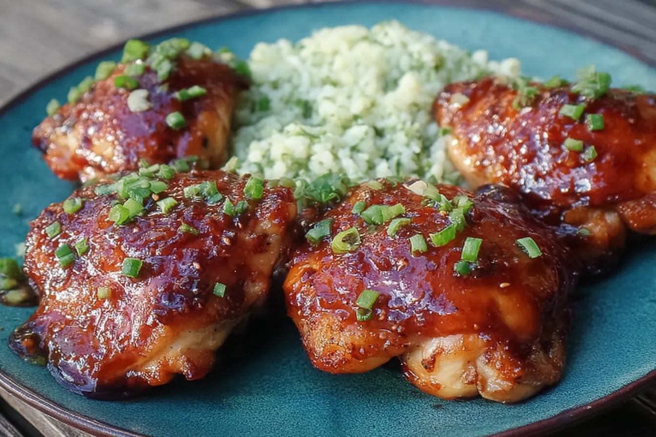 Asian Glazed Chicken Thighs