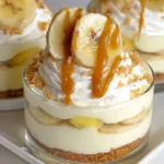 Decadent Banana Caramel Cream Dessert in a Bowl