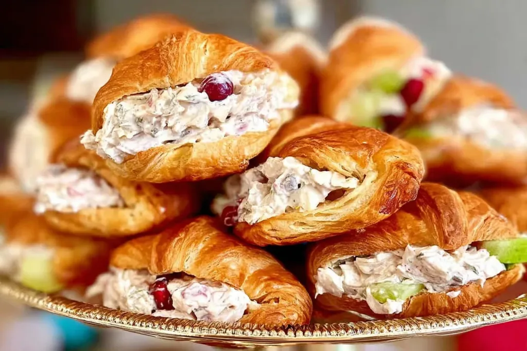 Best Chicken Salad Croissant Served Fresh