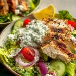 Best Greek Tzatziki Chicken Salad Image
