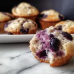 Blueberry Greek Yogurt Muffin Freshly Baked