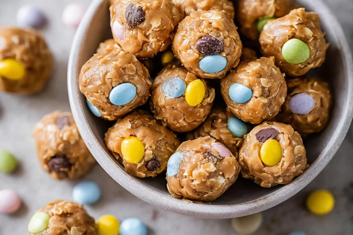 Cadbury Mini Egg Protein Balls (Viral Recipe) 