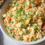 Cauliflower Fried Rice in a Bowl - Healthy and Delicious