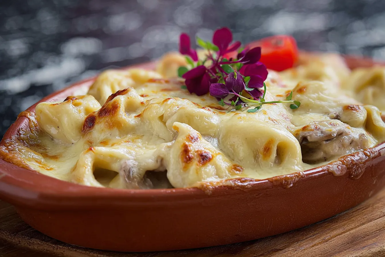 Cheesy Tortellini Bake: A Comforting Pasta Delight 