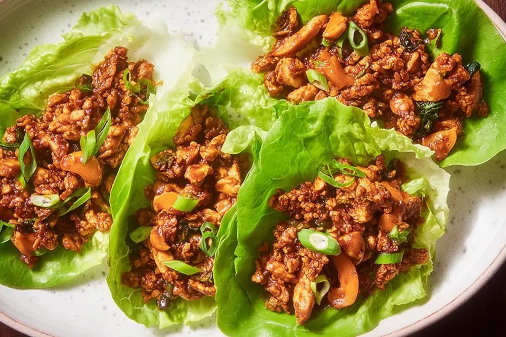 Delicious Chicken Lettuce Wraps (P.F. Chang’s Style)