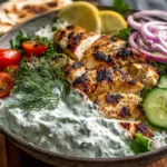 Chicken Tzatziki Bowl Ready to Enjoy