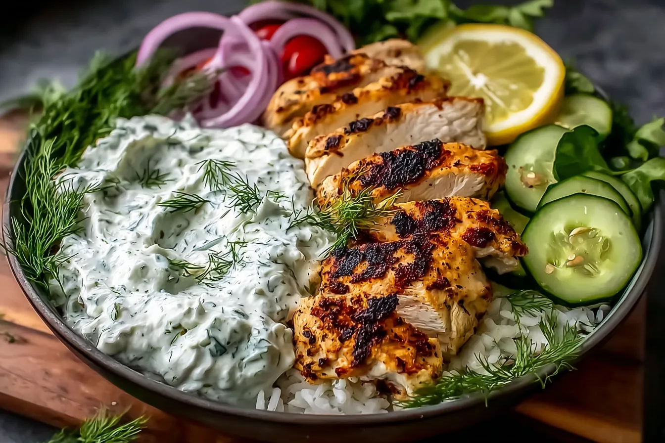 Chicken Tzatziki Bowl 