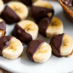 Chocolate Peanut Butter Banana Bites Ready to Enjoy