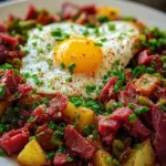 Corned Beef Hash Skillet Ready to Serve
