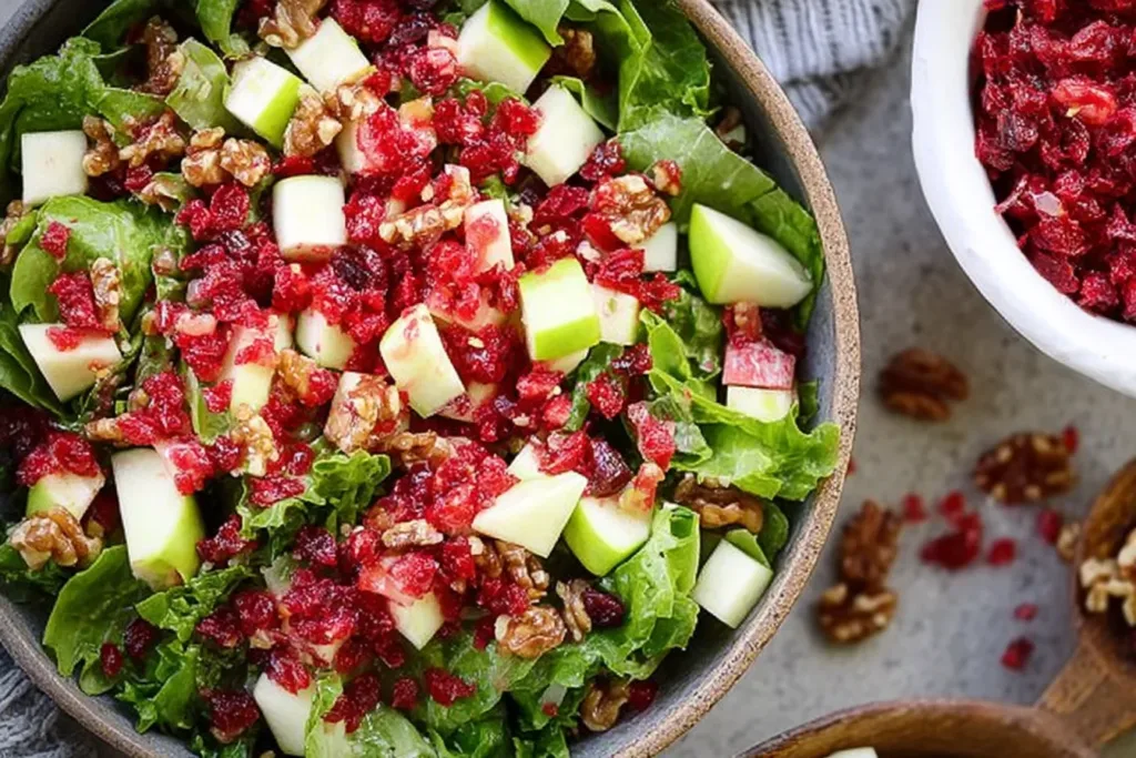 Cranberry Apple Salad - A Vibrant and Delicious Dish