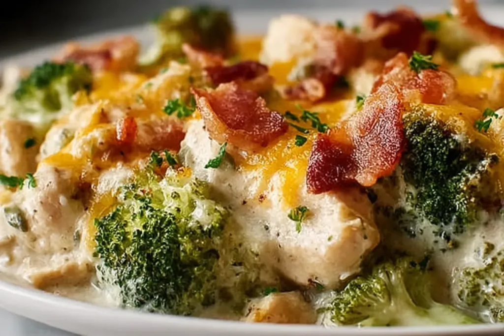 Creamy Low Carb Chicken Casserole (No Noodle Comfort!)