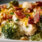 Creamy Low Carb Chicken Casserole (No Noodle Comfort!)