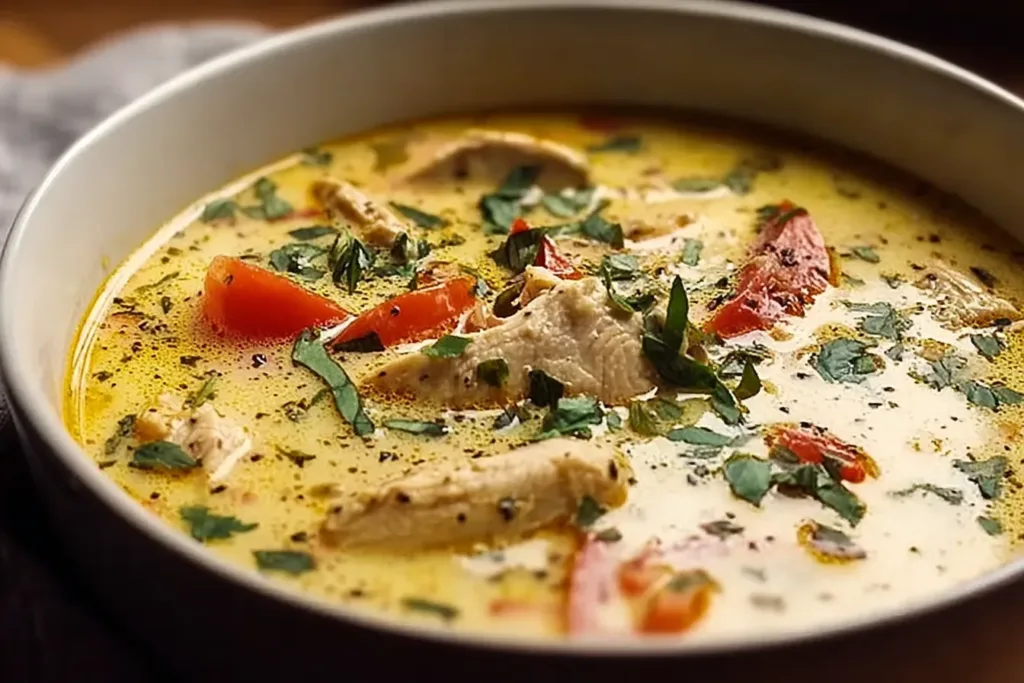 Creamy Marry Me Chicken Soup Keto Bowl
