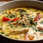 Creamy Marry Me Chicken Soup Keto Bowl
