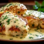 Creamy Mayo Parmesan Chicken Dinner Plated