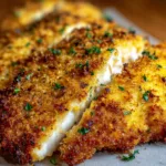 Crispy Parmesan Crusted Chicken Plated Delight