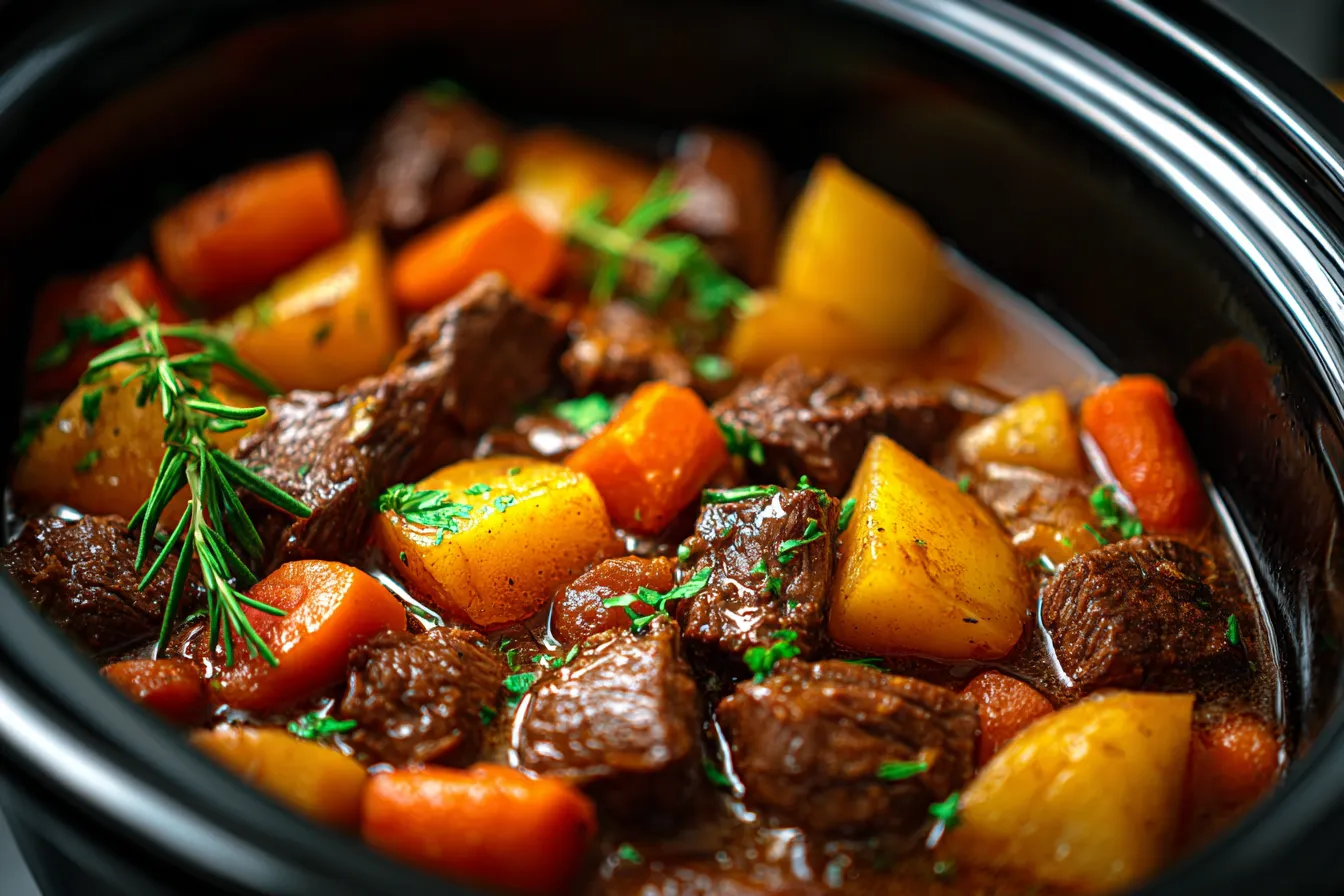 Crock Pot Beef Stew – High-Protein Slow Cooker Classic 