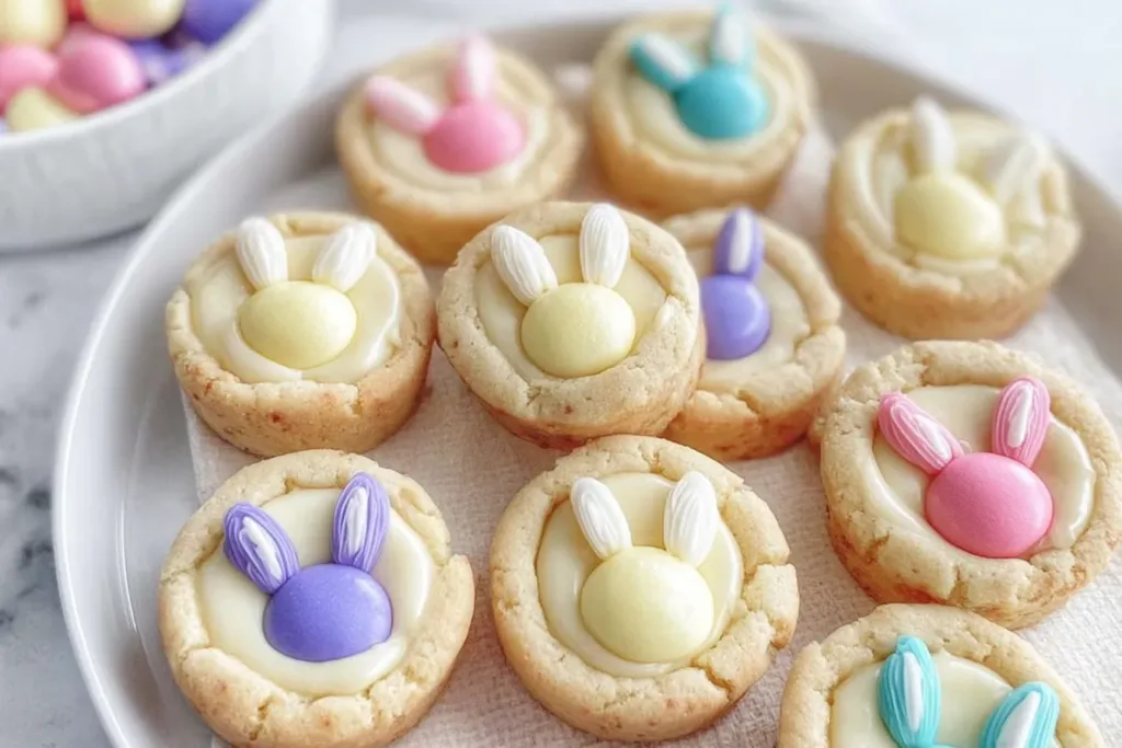 Cute Easter Bunny Sugar Cookie Cups