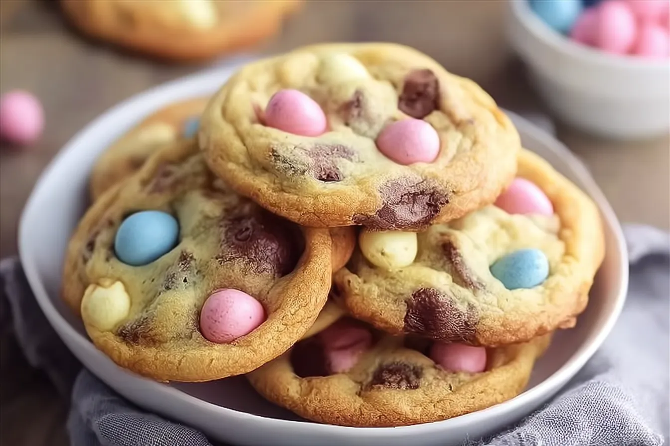 Easter Chocolate Chip Cookies 