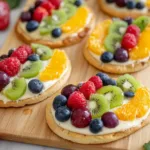 Easter Egg Fruit Pizzas Ready for Spring Celebrations