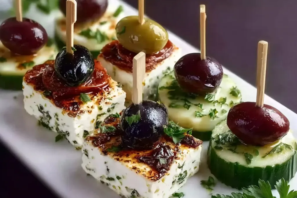 Colorful Easy 10 Minute Healthy Appetizers Platter