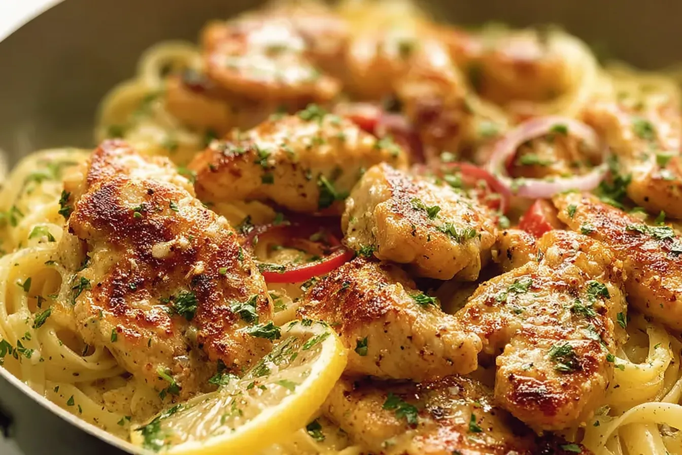 Easy Chicken Scampi Recipe 