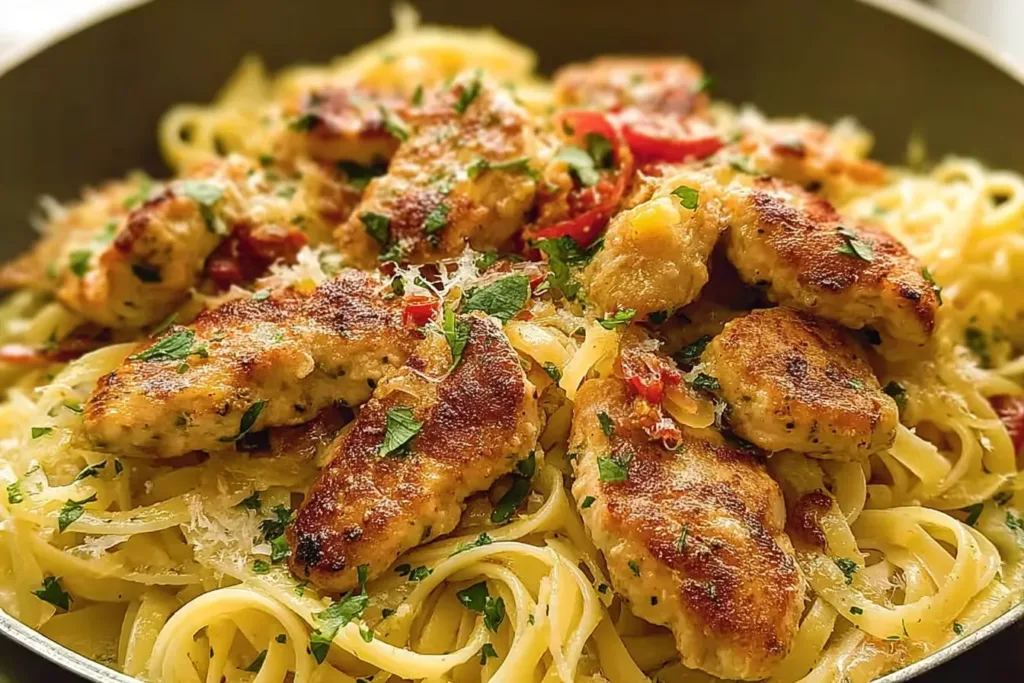 Easy Chicken Scampi Recipe