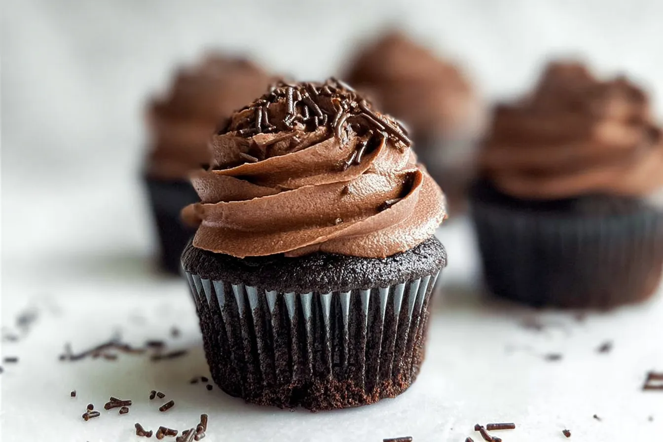 Easy Chocolate Cupcakes 