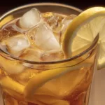 Refreshing Lemon Iced Tea in a Glass
