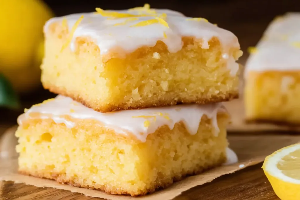 Easy Lemon Brownies - Sunny Citrus Delight