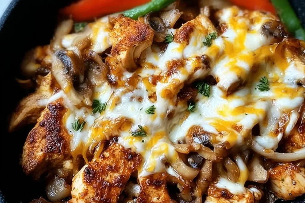 Easy Low Carb BBQ Chicken Bowl Served in a Colorful Bowl