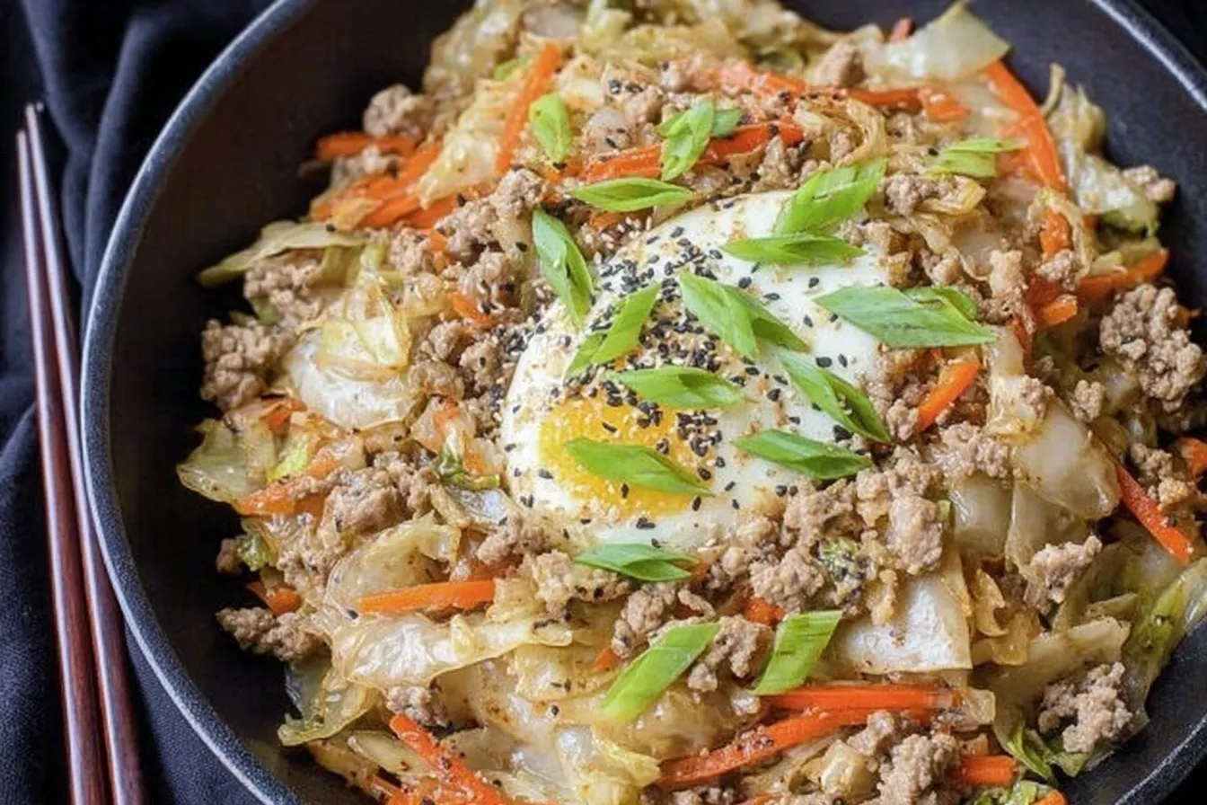 Egg Roll in a Bowl (One-Skillet, Keto)